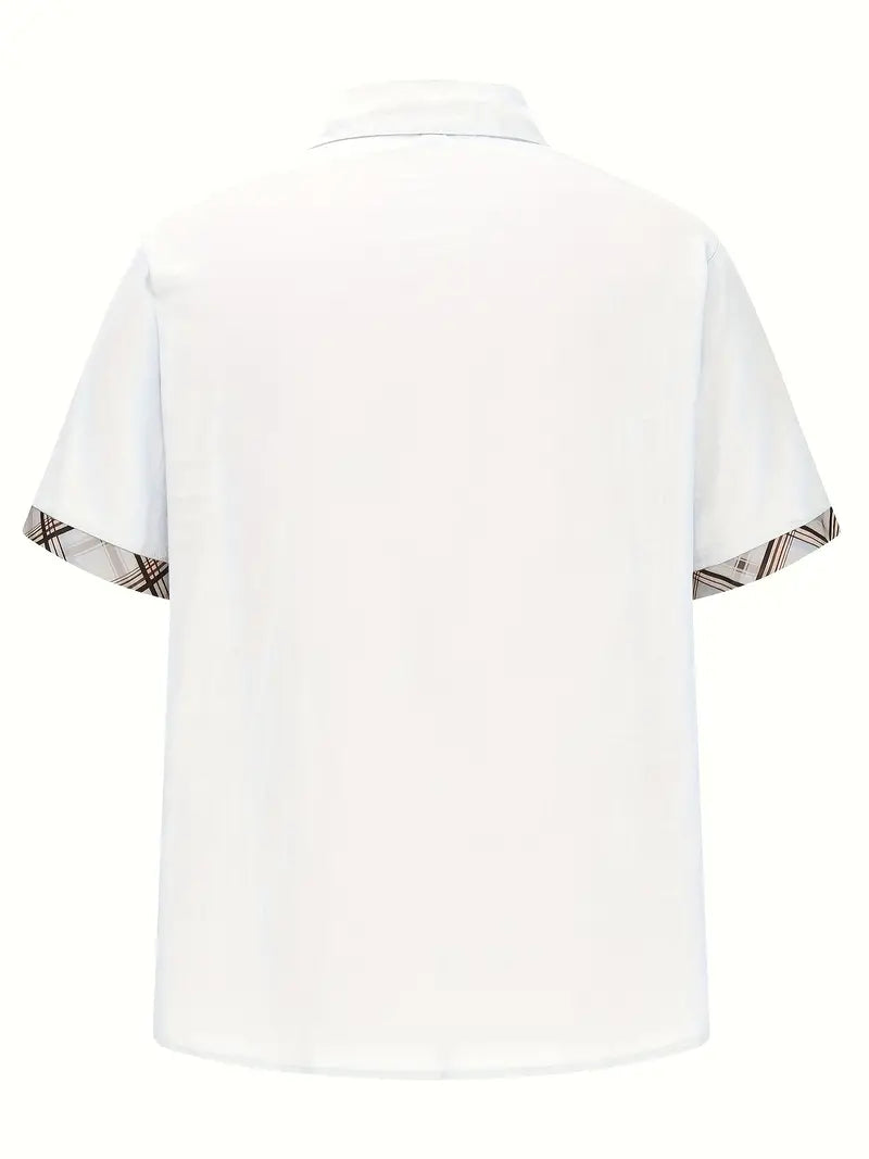 Lyra® | Stylish Shirt With Checkered Graphic Print For Men