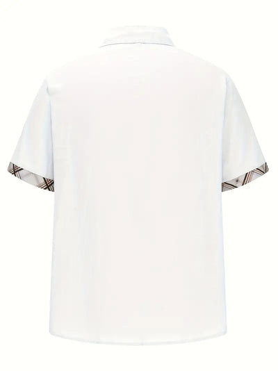 Lyra® | Stylish Shirt With Checkered Graphic Print For Men