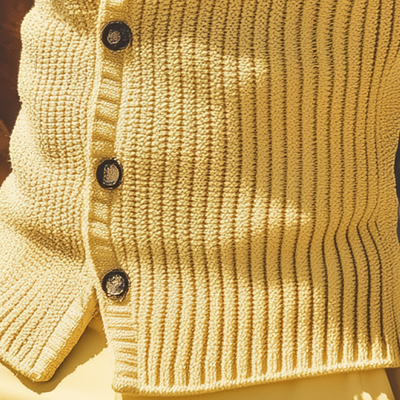 Ty | Men'S Summer Fashion Solid Color Crochet Tank Top