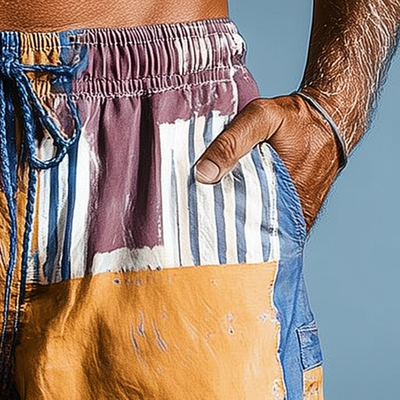 Theodore | Men'S Summer Fashion Printed Cotton Blended Casual Shorts