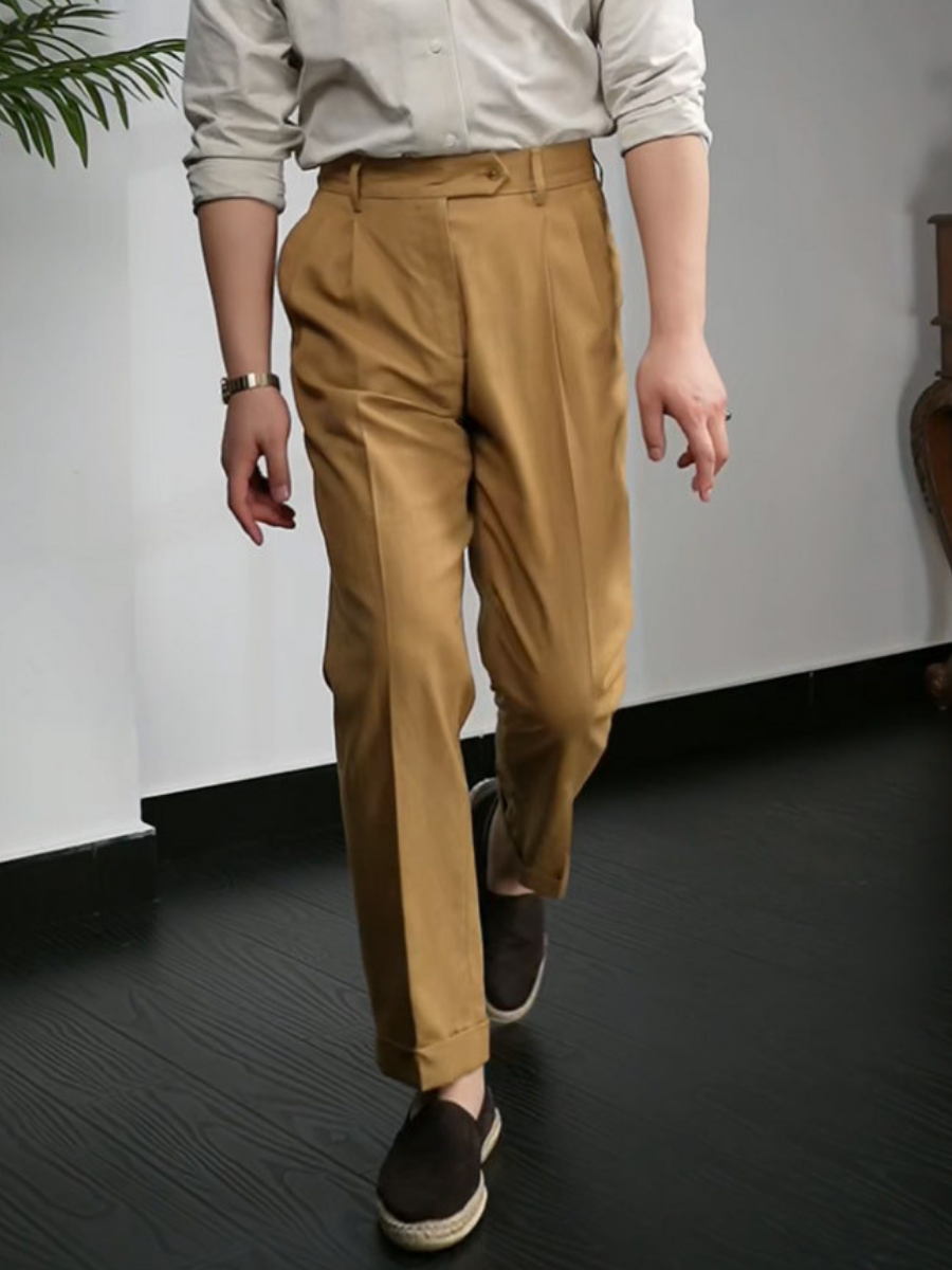 Steve® | Linen-Cotton Trousers