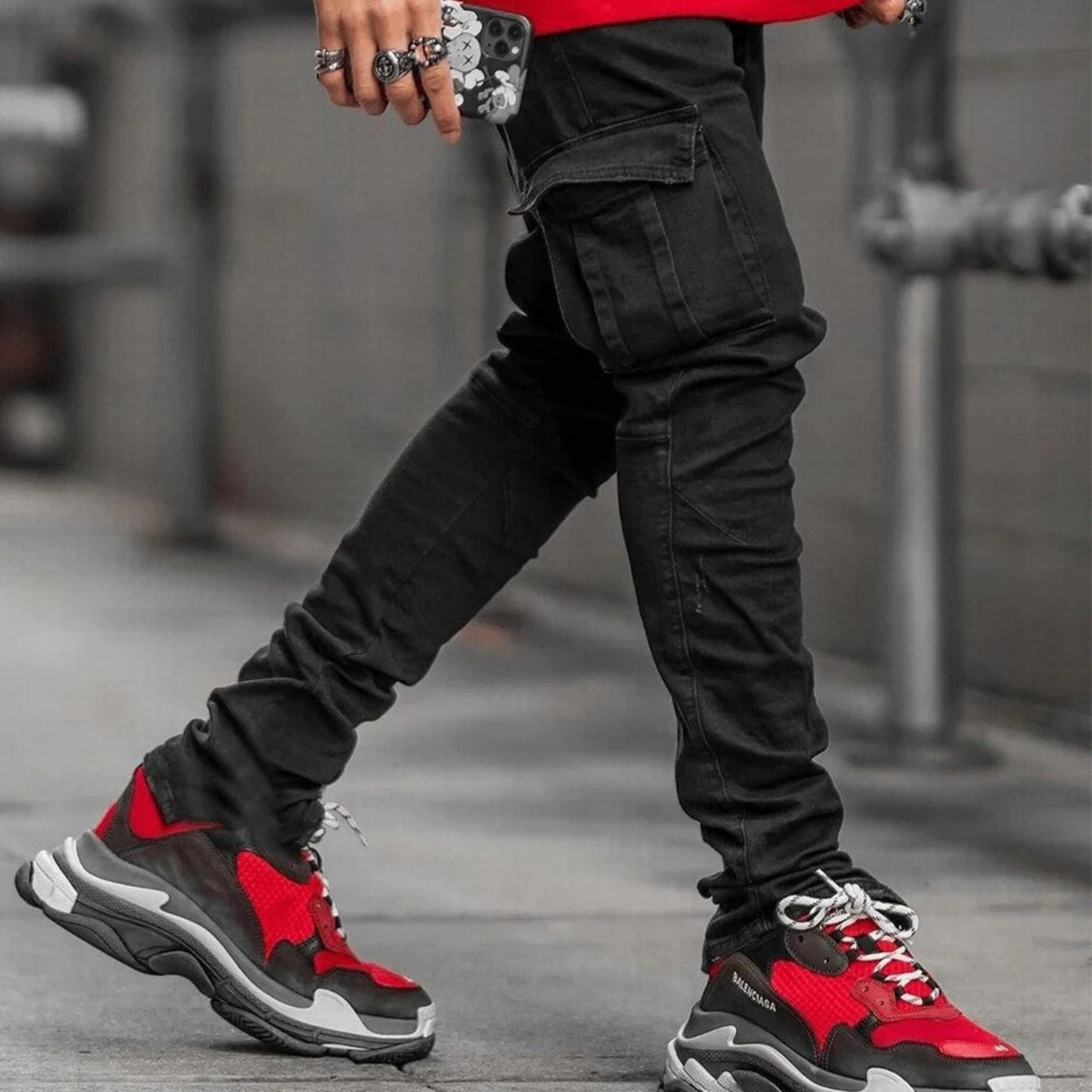 Jamie® | Men's slim fit cargo trousers