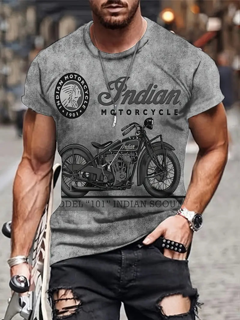 Fenton® | Retro Style Graphic T-Shirt For Men