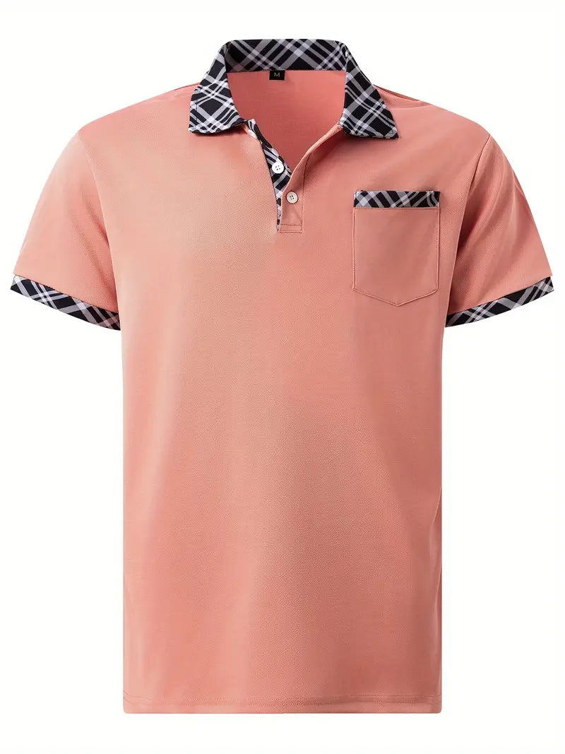 Lovelyn® | Regular-Fit Golf Shirt With Checked Collar