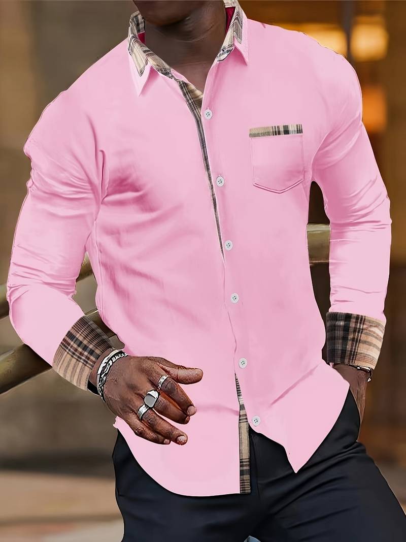 Louann® | Classic Long-Sleeved Shirt In A Checked Design