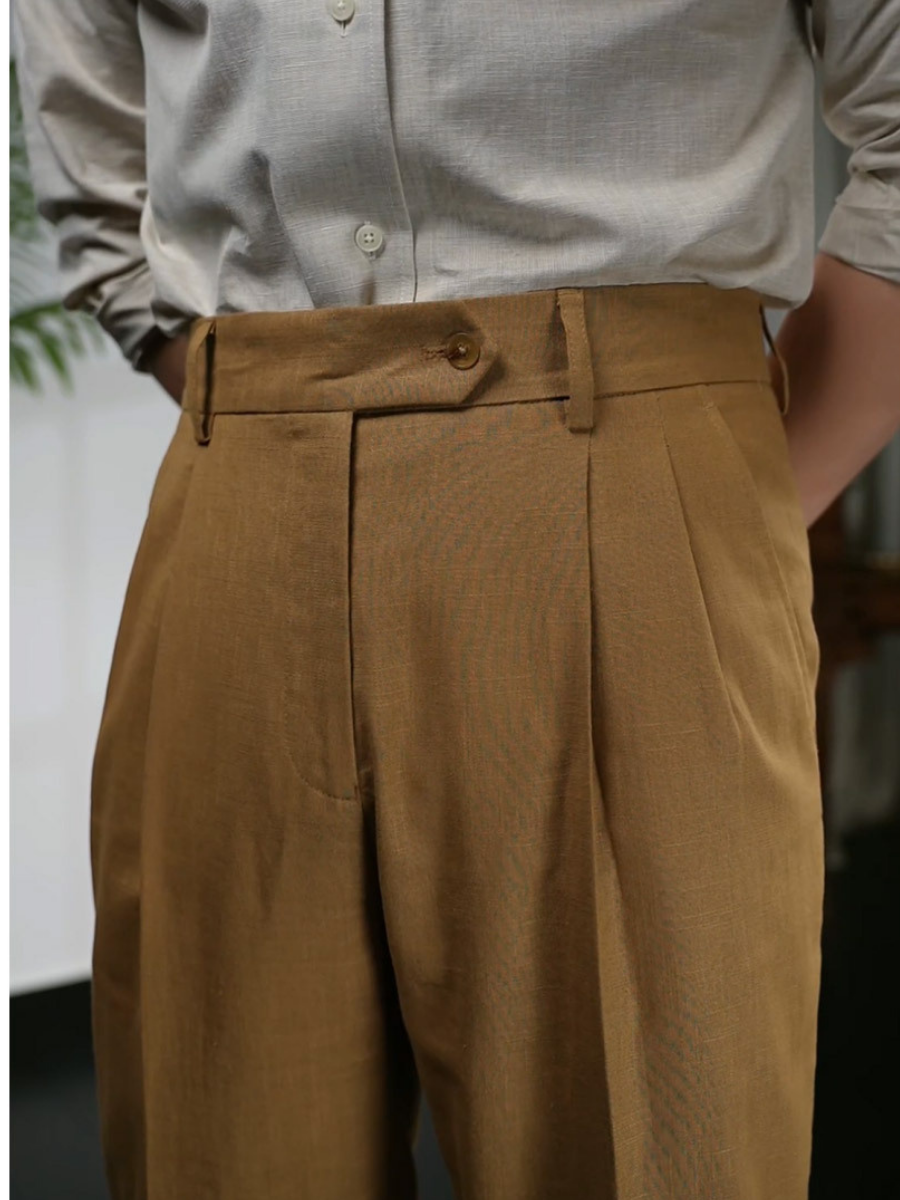 Steve® | Linen-Cotton Trousers