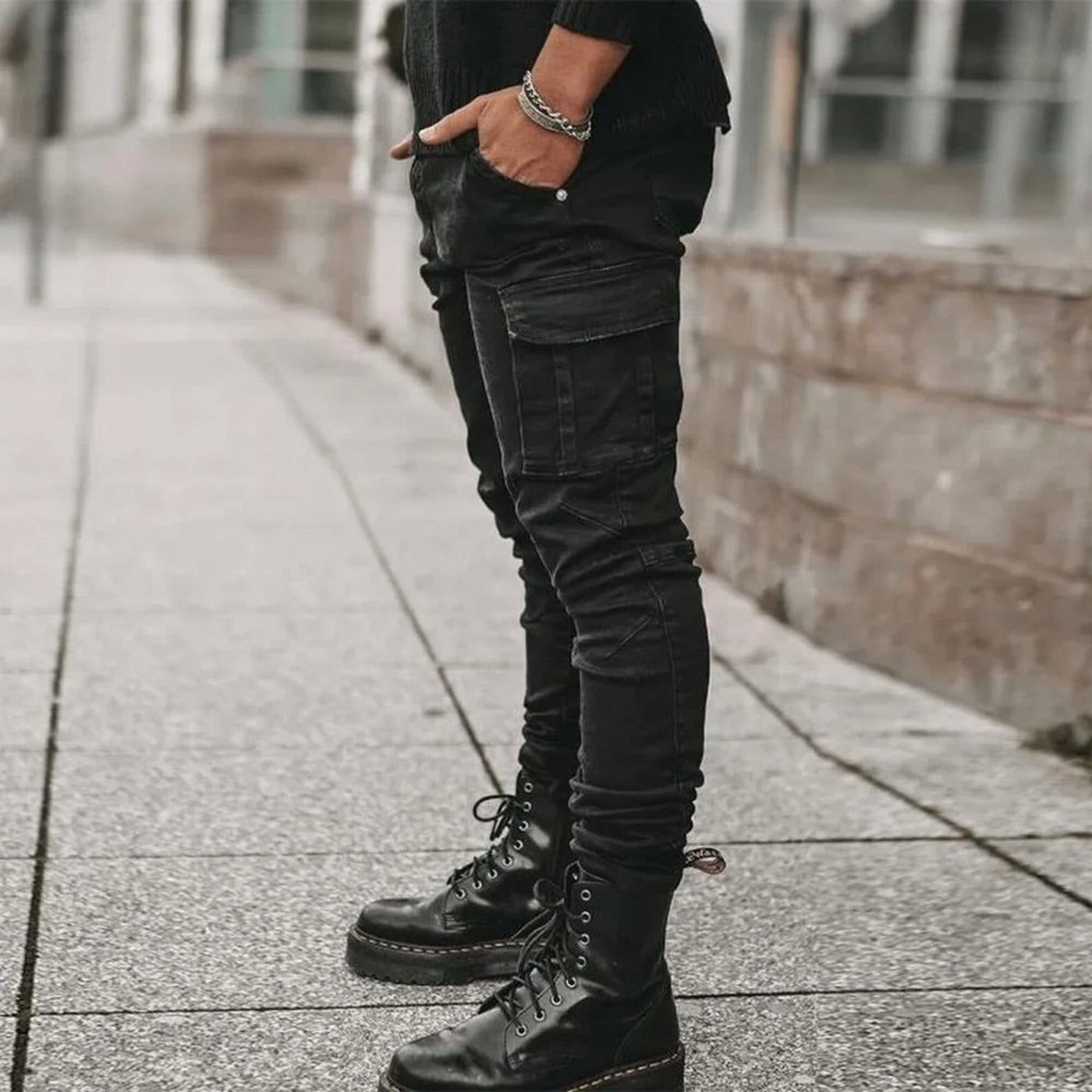 Jamie® | Men's slim fit cargo trousers