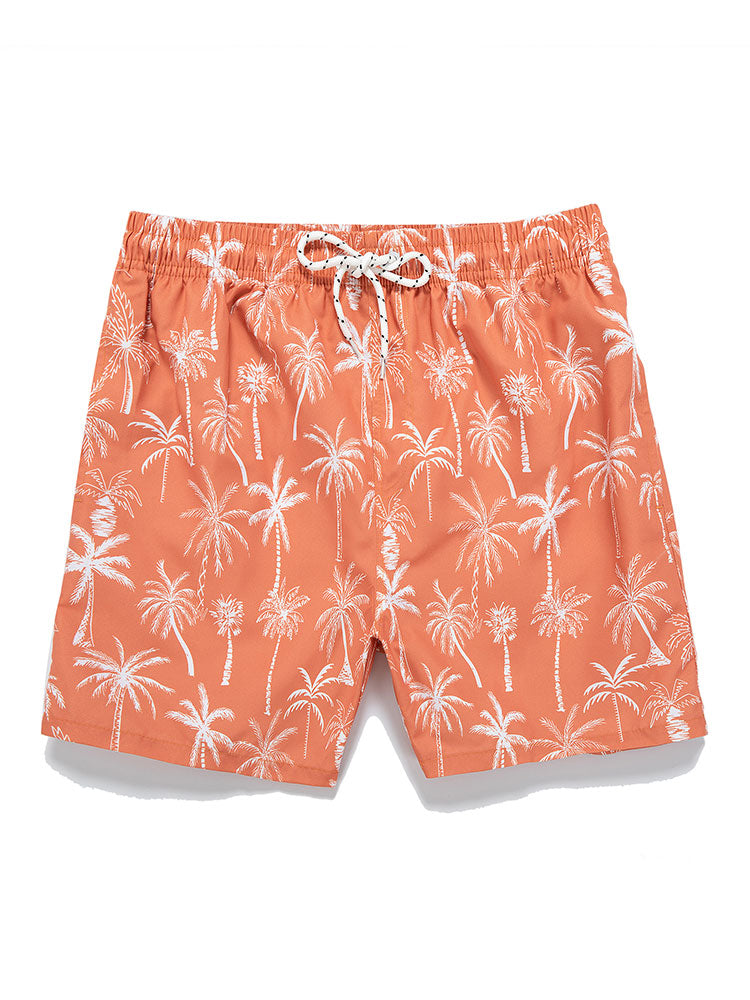 Ovidio® | Skeleton On Vacation Graphic T-Shirts & Palm Tree Print Swim Shorts