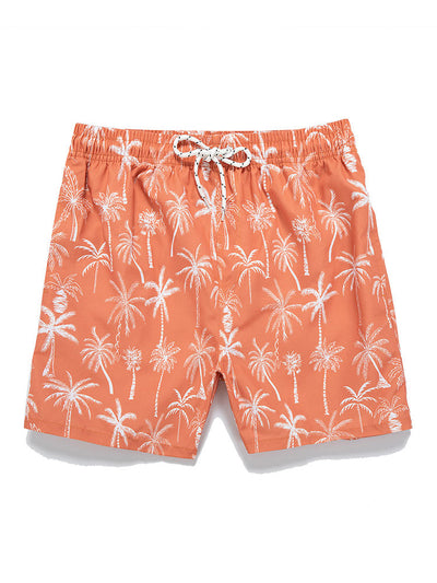 Ovidio® | Skeleton On Vacation Graphic T-Shirts & Palm Tree Print Swim Shorts
