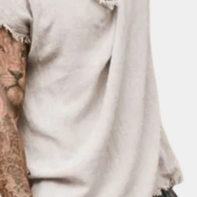 Francisco® | Casual men's shirt with a V-neck