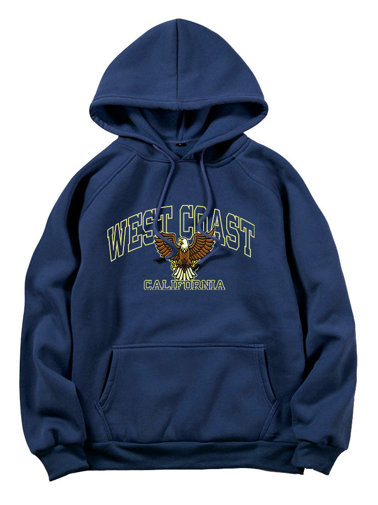 Jacob | West Coast Eagle Print Hoodie