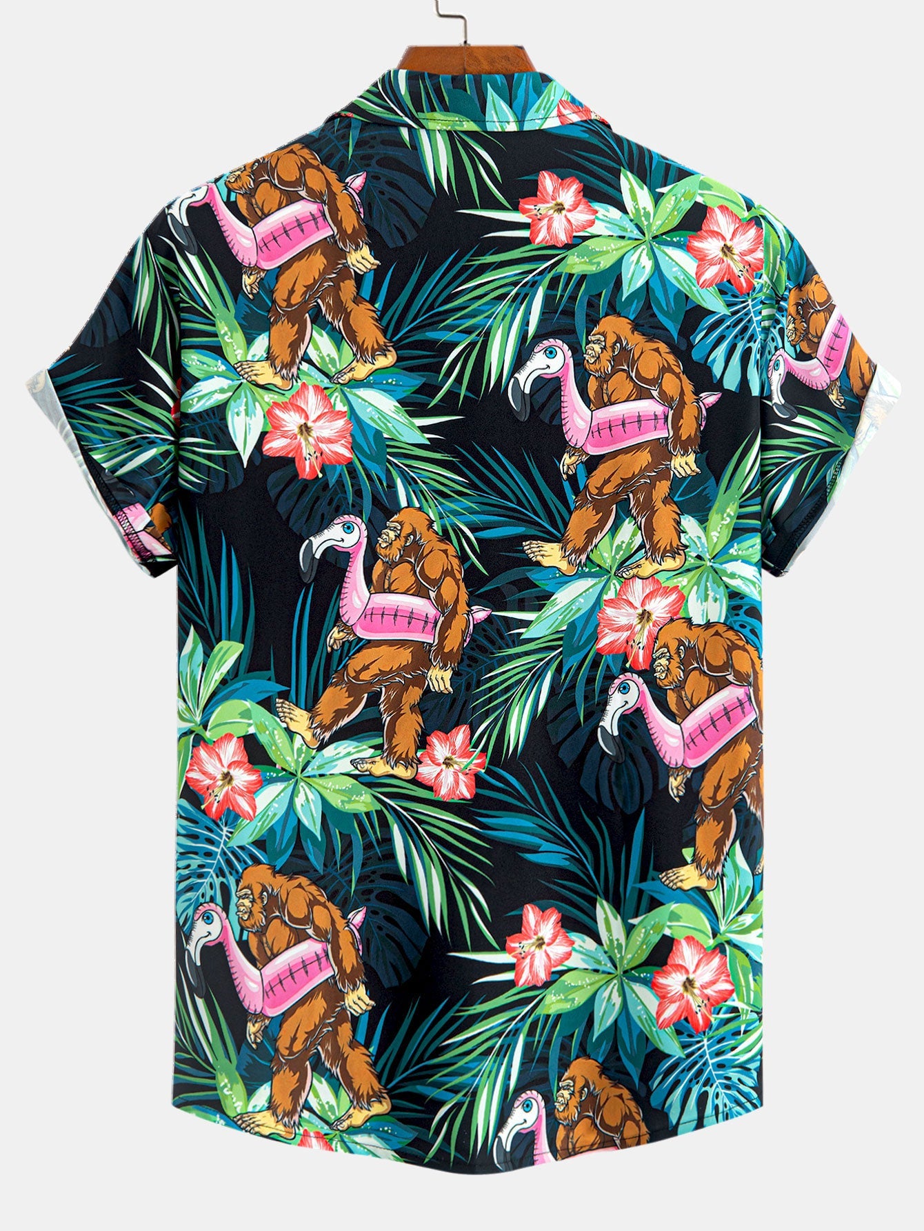 Levi® | Tropical Flamingo Bigfoot Print Button Up Shirt & Swim Shorts