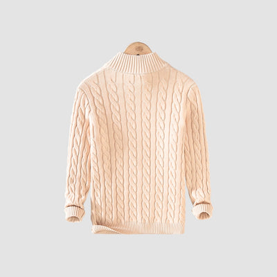 Bialas® | MV Thick Half Zipper Cotton Sweater