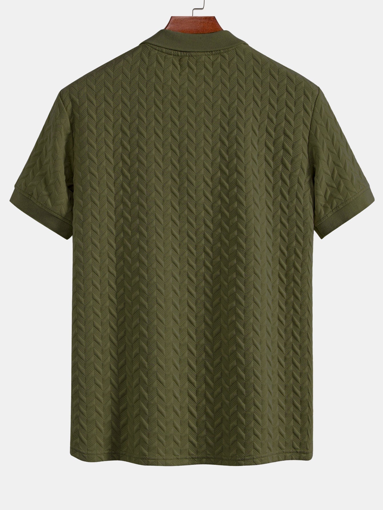 Colton | Geometric Jacquard Polo