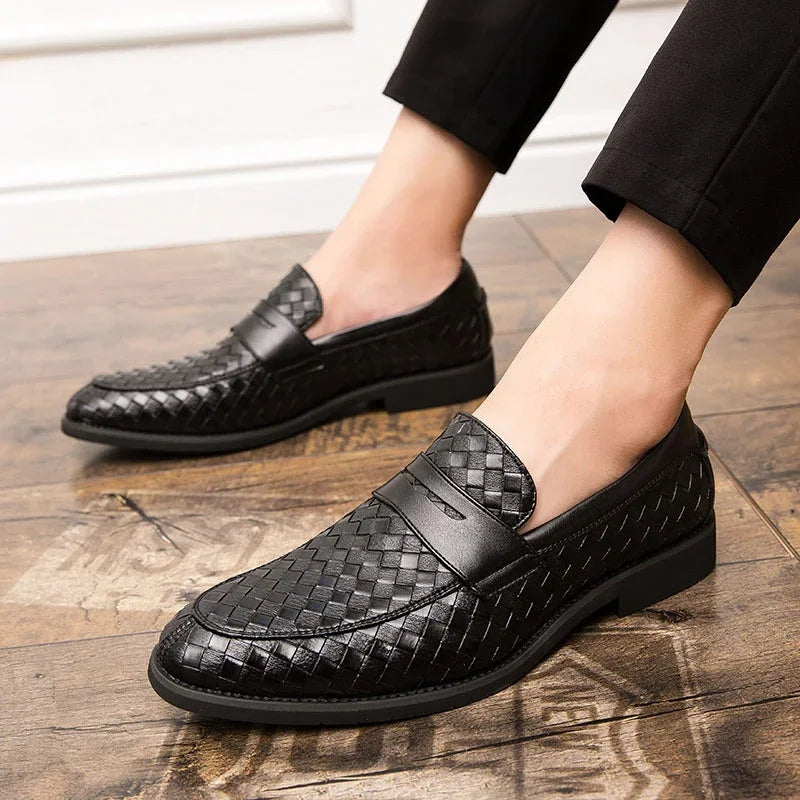 Oliver | Elegant Woven Loafers
