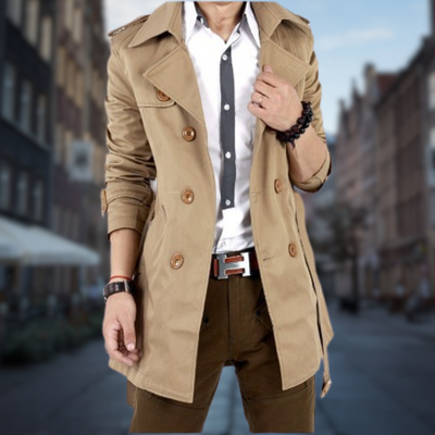 Crisanto® | Elegant Autumn Overcoat for Men