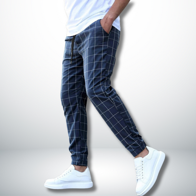 Amaru® | Comfortable trousers with checked design