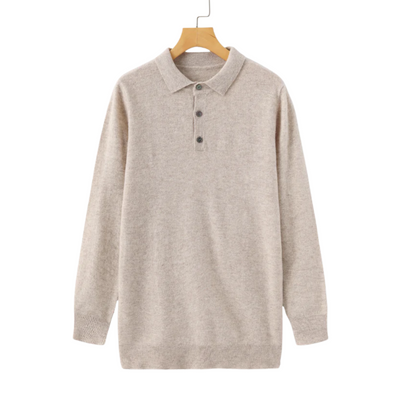 Aaron | 100% Cashmere Polo Shirt