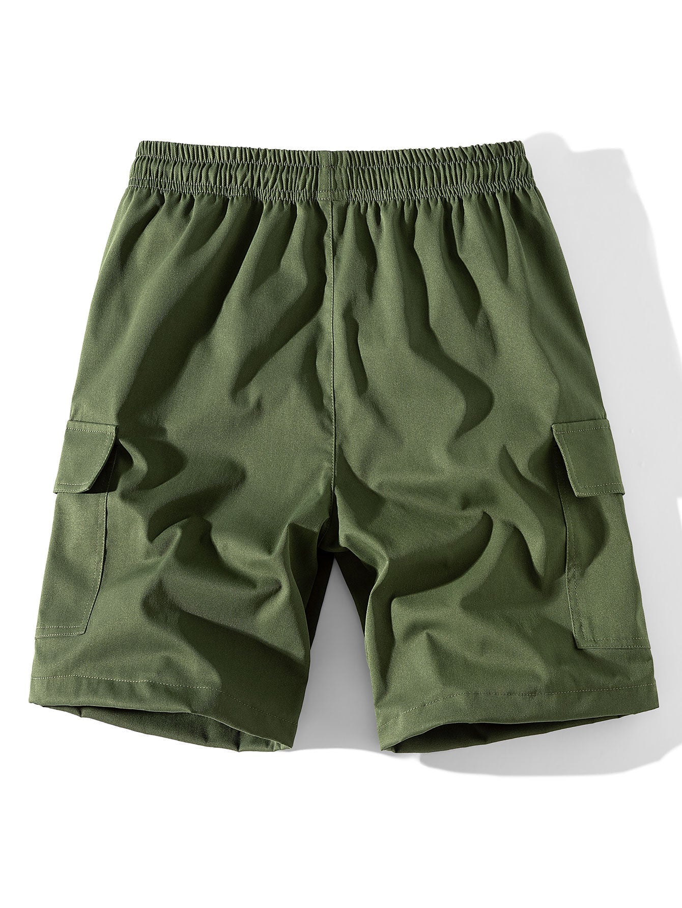 Adolfito® | 3 Pieces Solid Color Cargo Drawstring Shorts