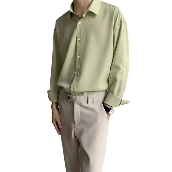 Percy | Palms Springs Shirt - Light Green