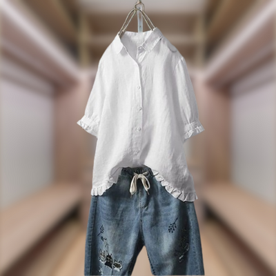 King® | Elegant Shirt In Natural Fabric