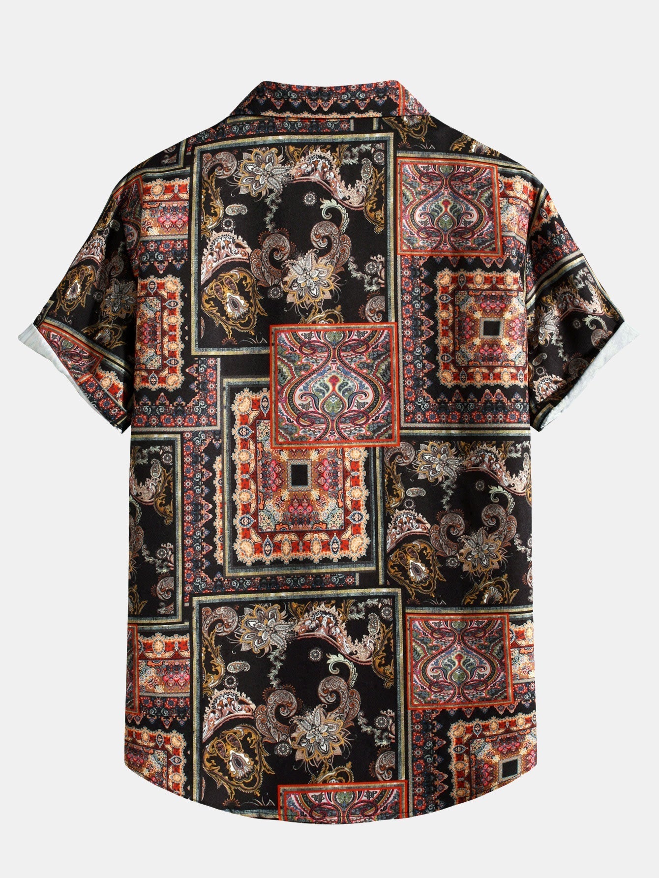 Amram® | Paisley Baroque Print Button Up Shirt