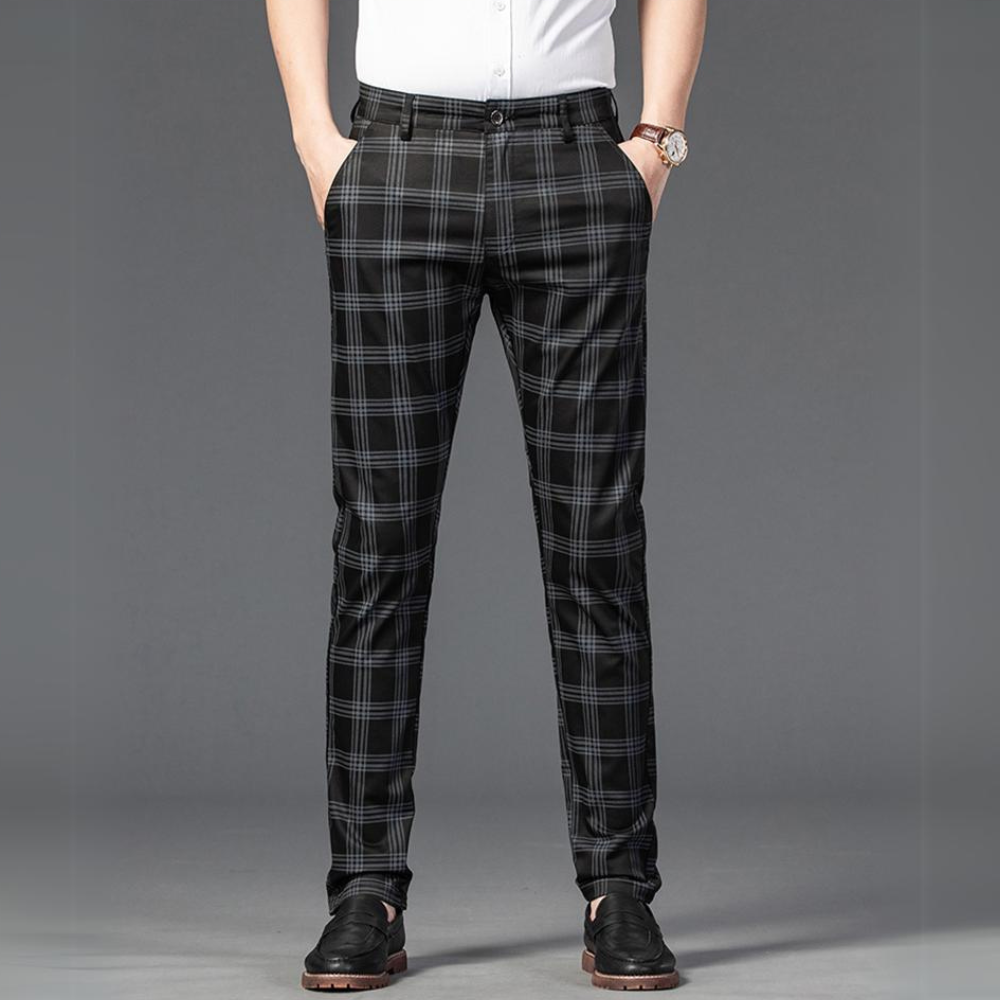 Bernardo® | Ascot Plaid Stretch Trousers