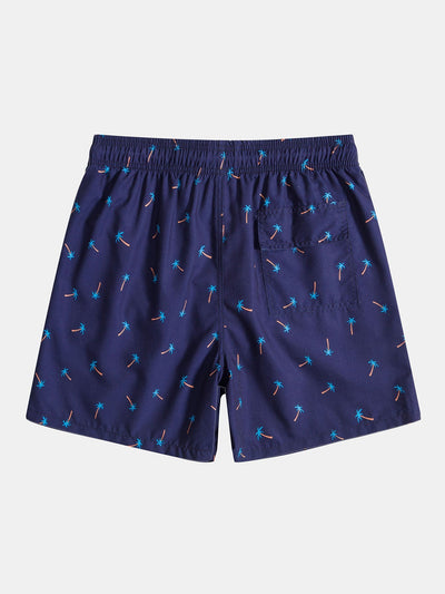 Agis® | Palm Tree Print T-Shirt & Swim Shorts
