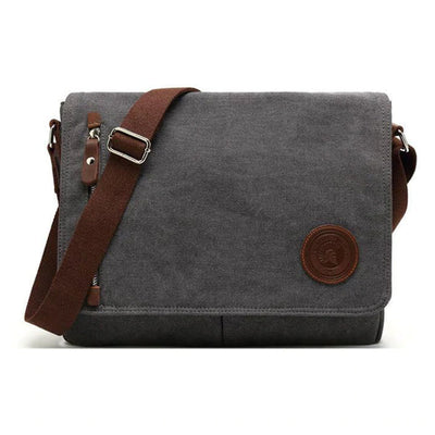 CASAL DIAGONALIP POCKET CANVAS BAG