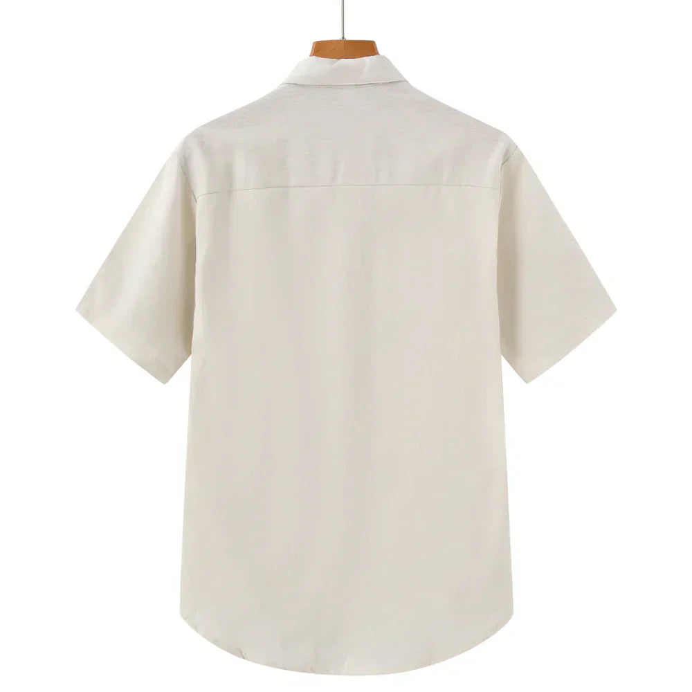 Maximilian® | Linen Polo Shirt
