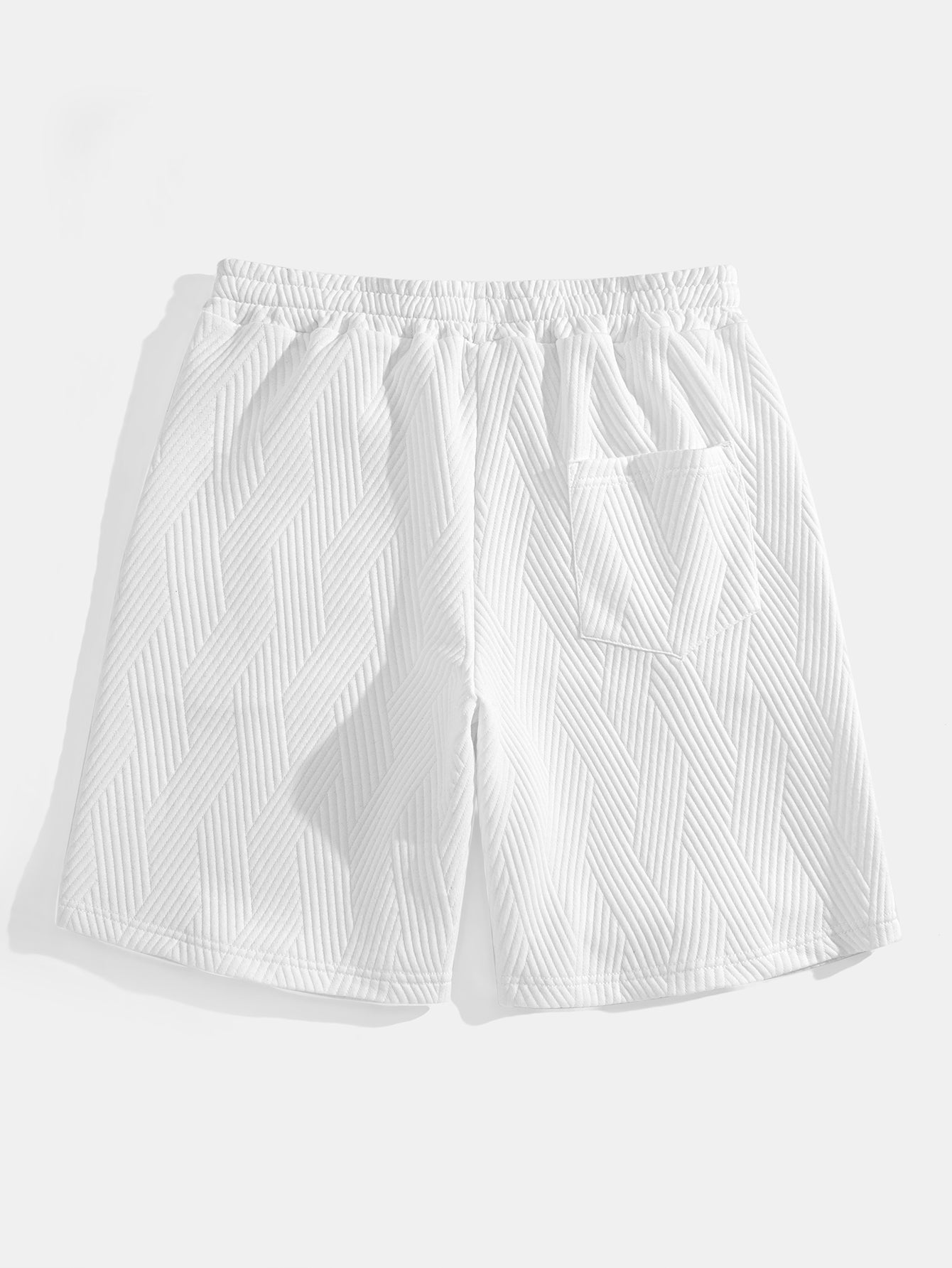 Chad® | Striped Jacquard Sleeveless Hooded T-Shirt & Shorts