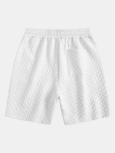 Ademar® | 3 Pieces Geometric Jacquard Shorts