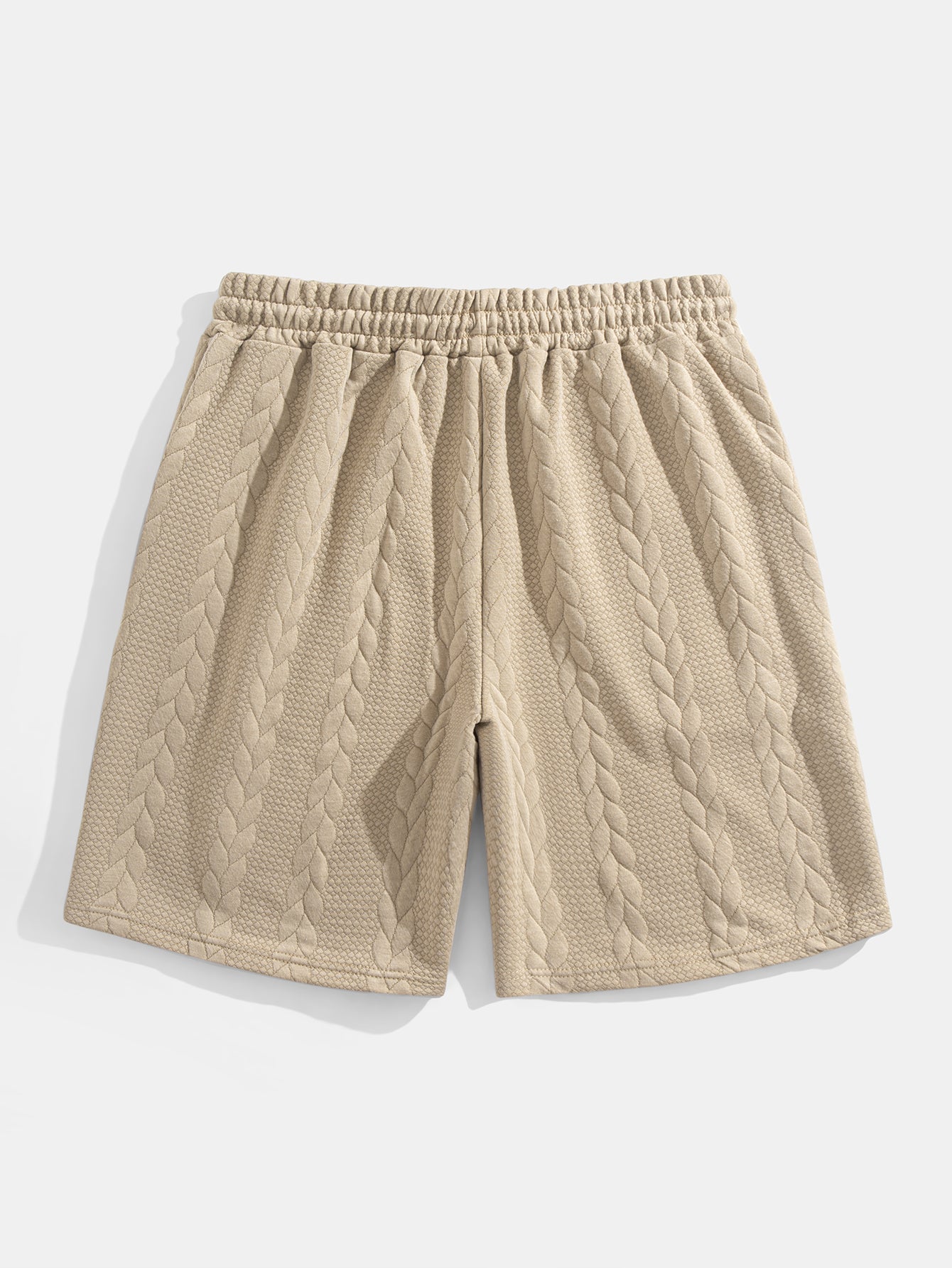 Clay® | Relax Fit Mid-Length Sleeve Twist Jacquard T-Shirt & Shorts