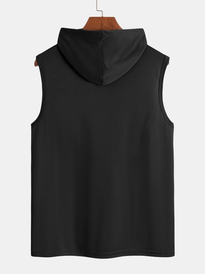 Juvenal® | Athletic Mesh Kangaroo Pocket Hooded Tank