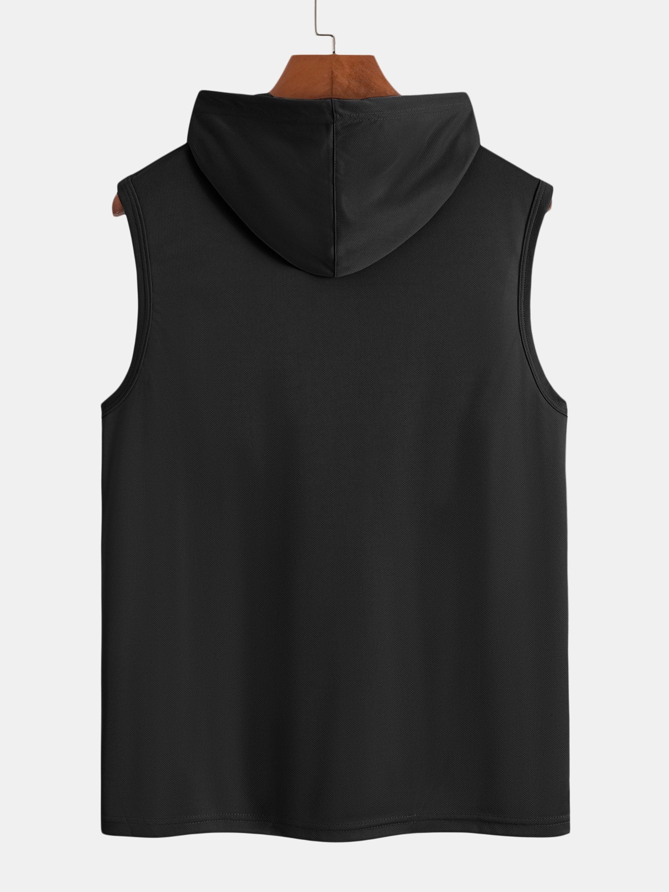 Luciano® | Athletic Mesh Kangaroo Pocket Hooded Tank