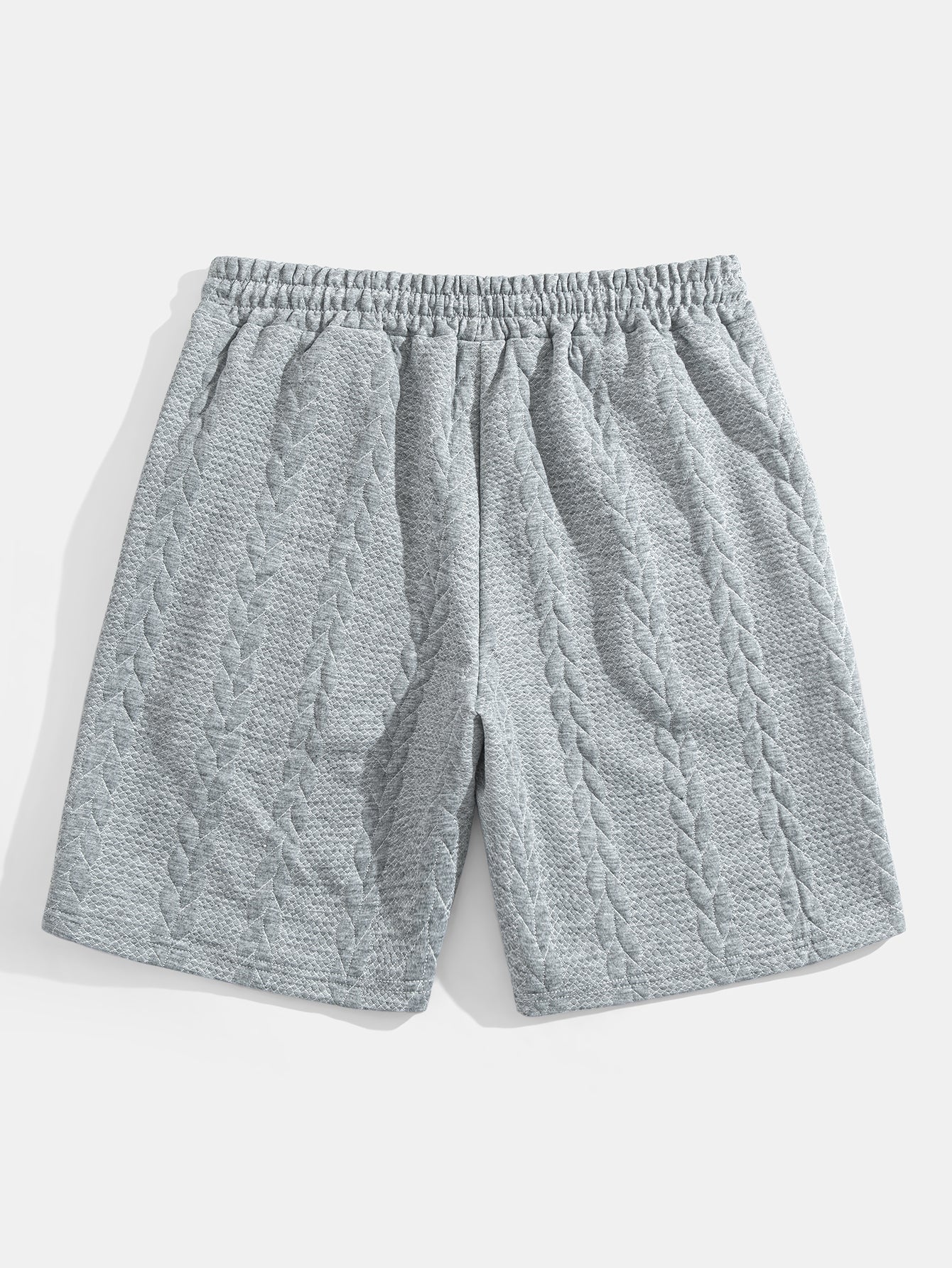 Clay® | Relax Fit Mid-Length Sleeve Twist Jacquard T-Shirt & Shorts