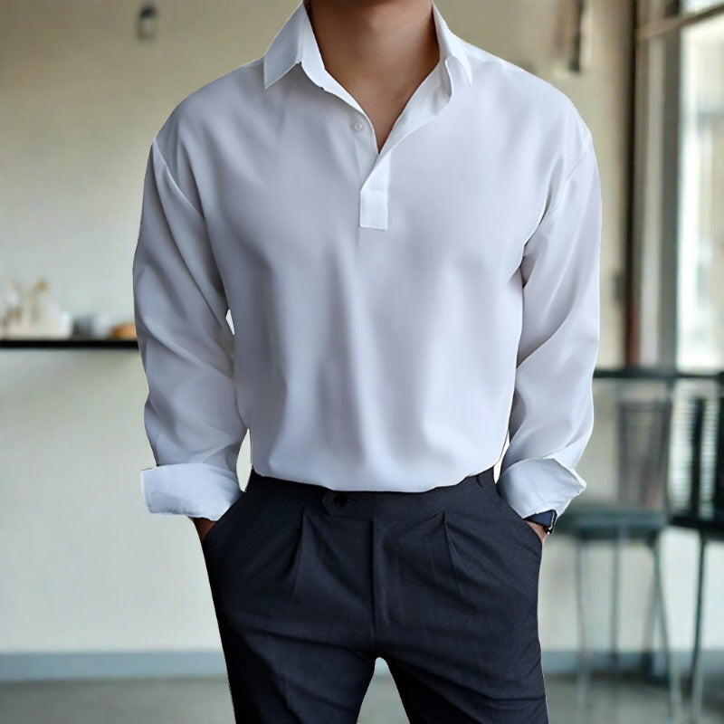 Ilario® | Beautiful Long Sleeve Polo Shirts