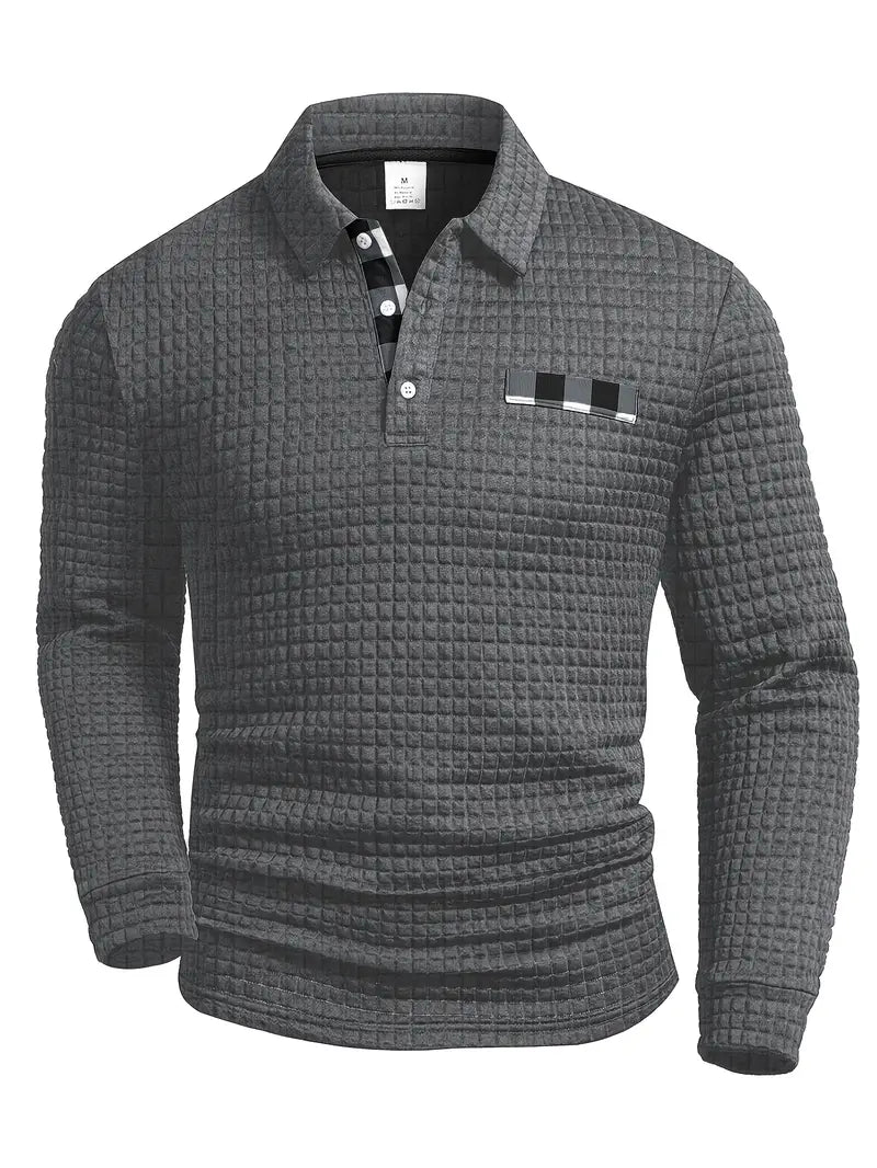 Uriel | Ribbed Polo Sweater