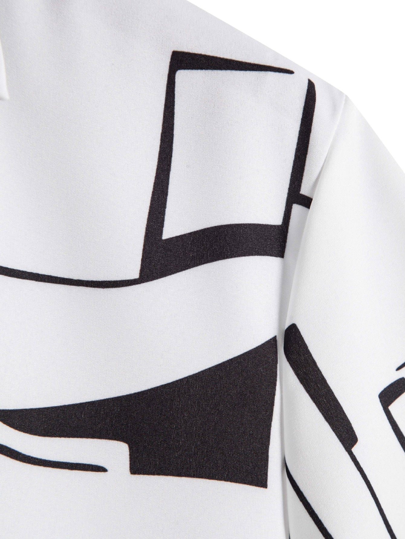 Toby® | Abstract Print Button Up Shirt