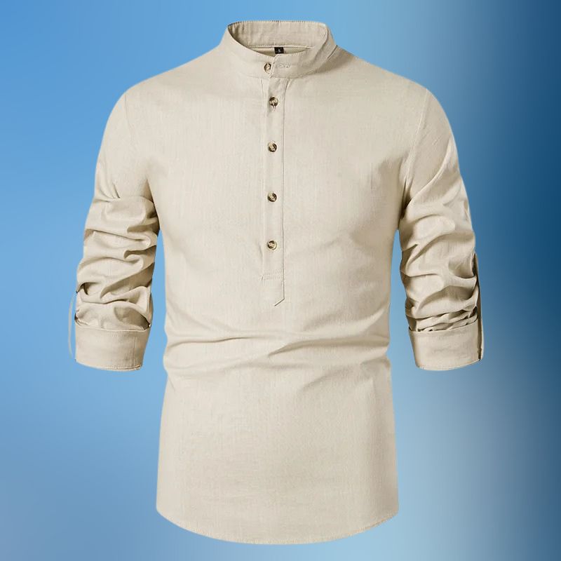 Kayden® | Long Sleeve Linen Shirt