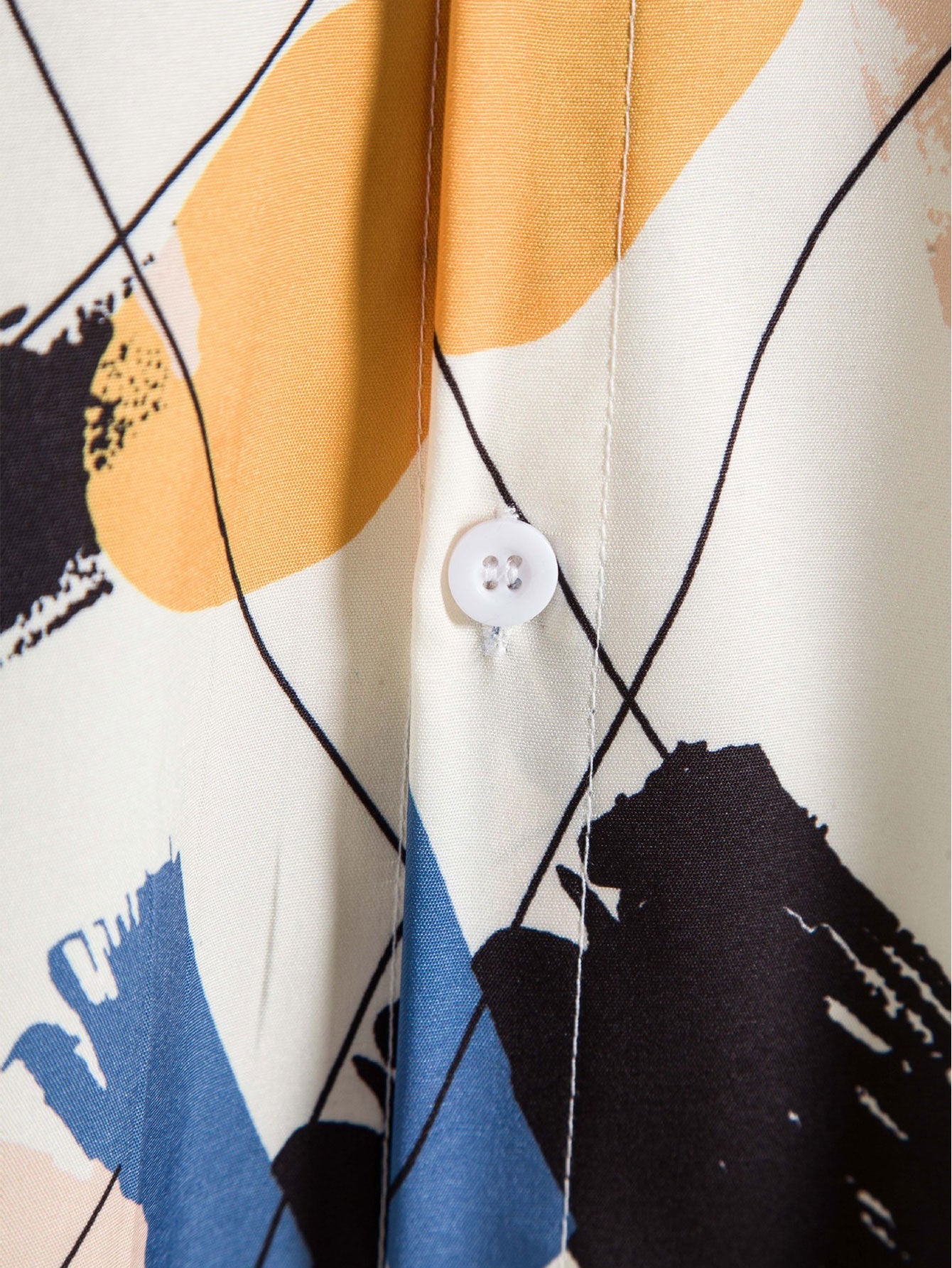 Amandus® | Hand Drawn Color Blocks Print Shirt