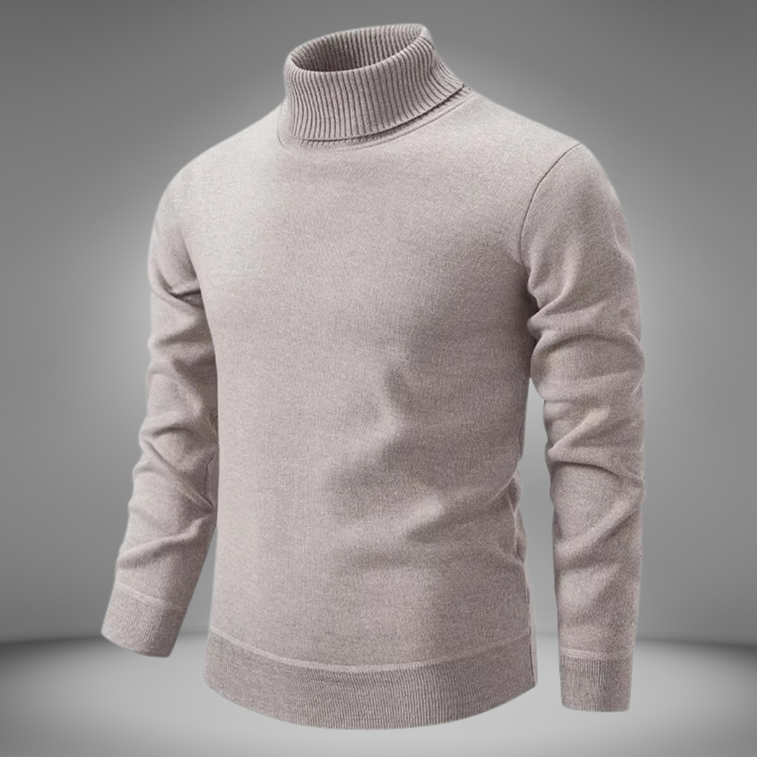 Eneas | Classic turtleneck knit sweater for men