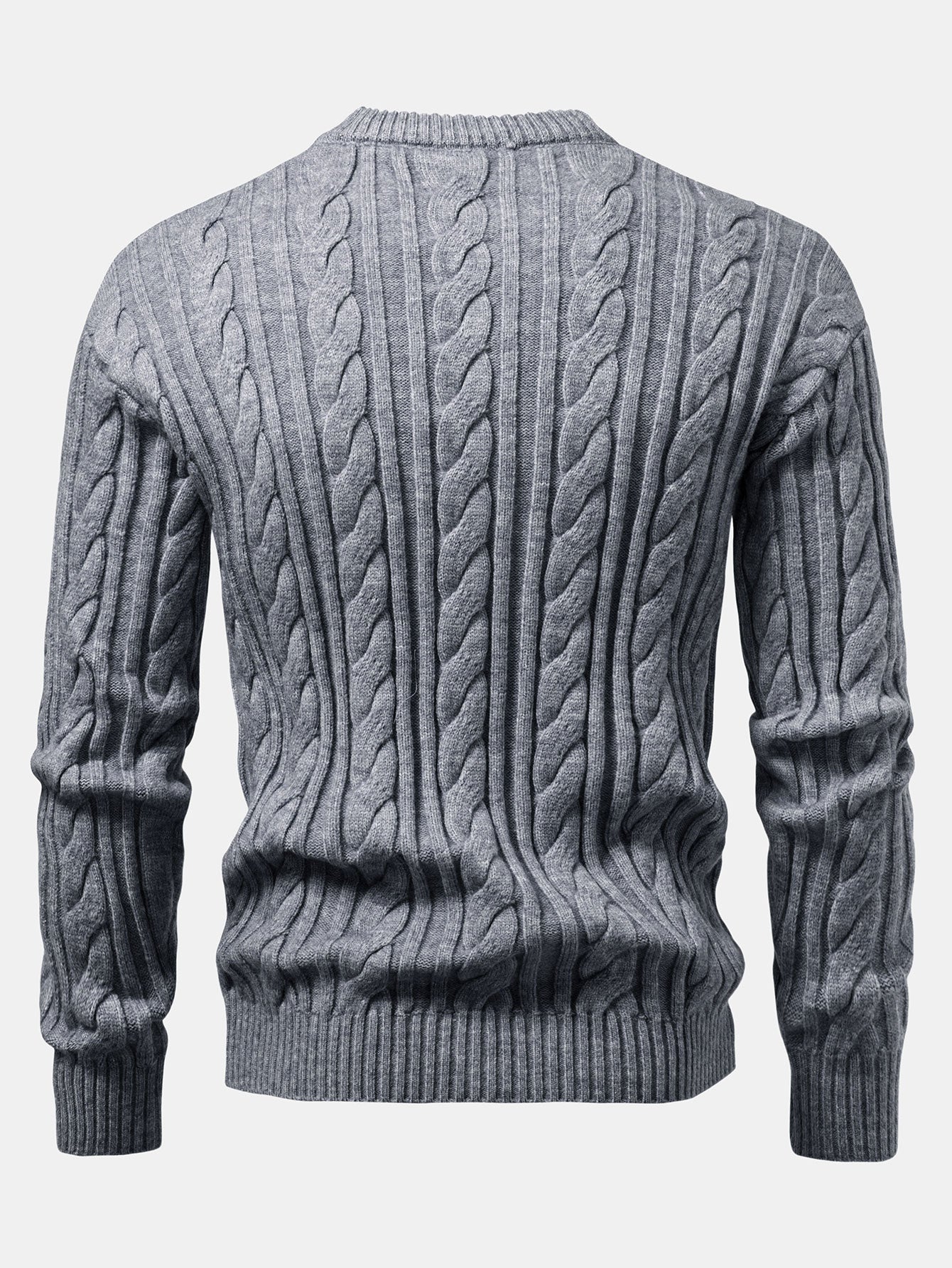 Abdullah® | Twist Jacquard Crew Neck Sweater