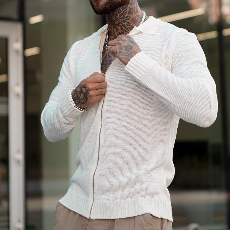 Josiah® | Casual Long-Sleeved Zip-Up Knitted Sweater For Men