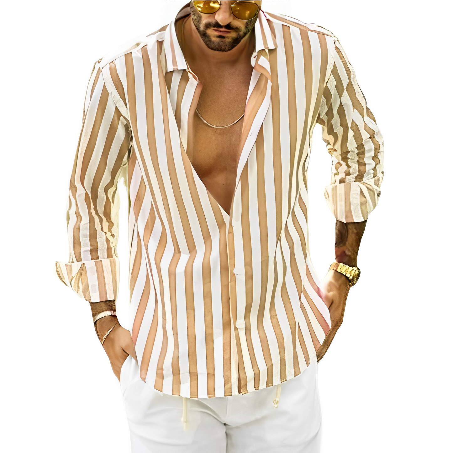 Forbes® | Striped Men'S Shirt For Summer