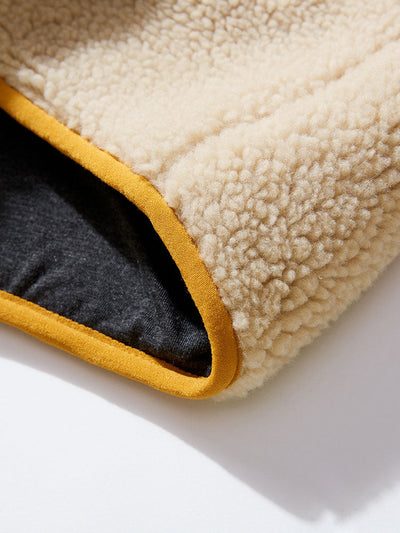 Owen | CRERI Zipper Through Teddy Faux Fur Jacket