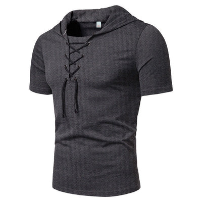 Kaemon® | Casual Summer Drawstring T-Shirt For Men