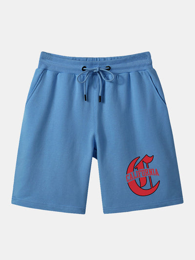 Bakari® | California Print Mid Length Shorts