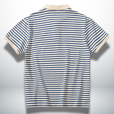 Kjell® | Classic Horizontal Striped Polo Shirt