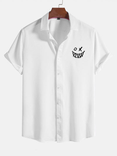 Alenio® | Grimace Print Button Up Shirt